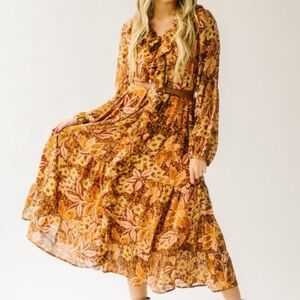 Piper & Scoot fall floral dress